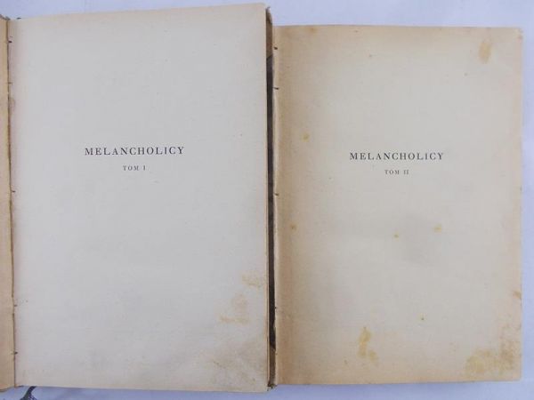 Orzeszkowa Eliza - Melancholicy, tom I i II, 1939 r.