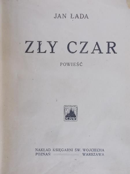 Łada Jan - Zły czar, 1923 r.