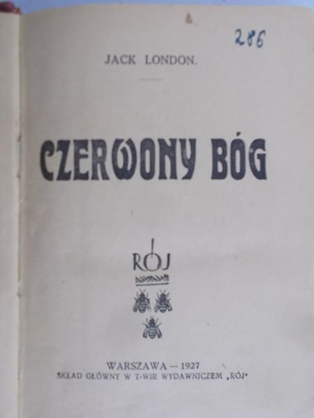 London Jack - Czerwony Bóg / Żółwie Tasmana, 1927 r.