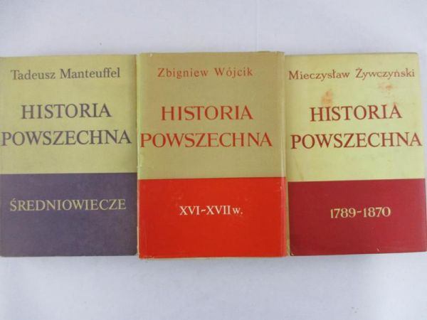 Żywczyński Mieczysław / Manteuffl Tadeusz/Wójcik Zbigniew - Historia powszechna , tom I-III