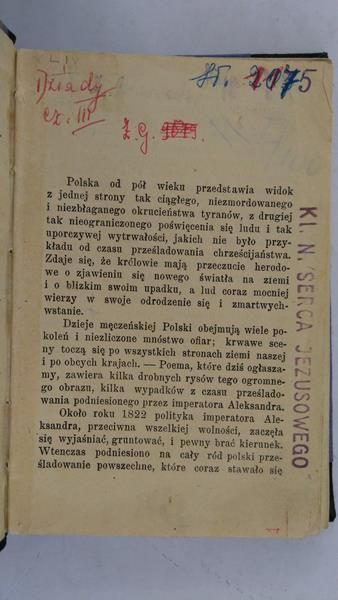 Mickiewicz Adam - Dziady cz. III, 1898 r.