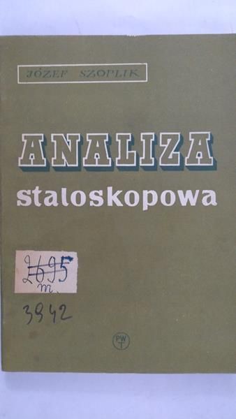 Analiza staloskopowa
