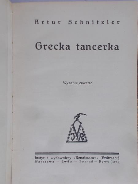 Grecka tancerka , 1924 r.