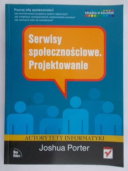 Porter Joshua - Serwisy społecznościowe. Projektowanie