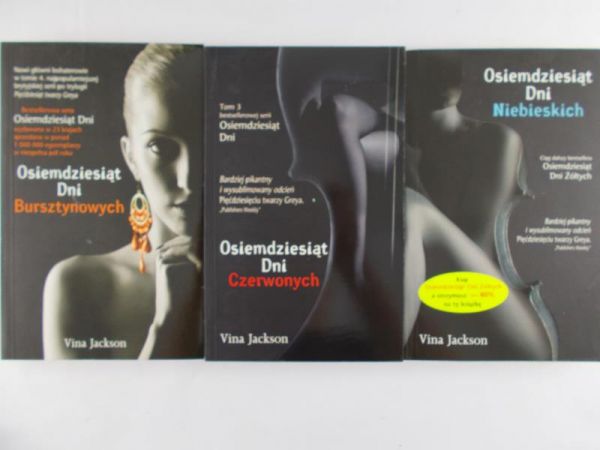 Vina Jackson - Osiemdziesiąt dni bursztynowych/Osiemdziesiąt dni czerwonych/Osiemdziesiąt dni niebieskich, Nowa