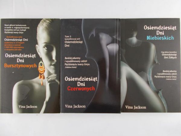 Vina Jackson - Osiemdziesiąt dni bursztynowych/Osiemdziesiąt dni czerwonych/Osiemdziesiąt dni niebieskich, Nowa