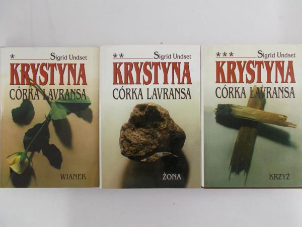 Undset Sigrid - Krystyna córka Lavaransa, 3 książki