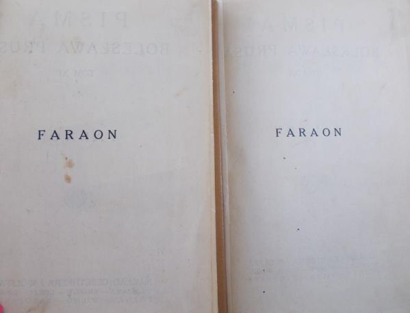Prus Bolesław - Faraon, 1925 r.