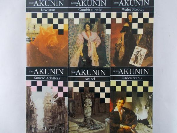 Akunin Boris - Zestaw 6 książek