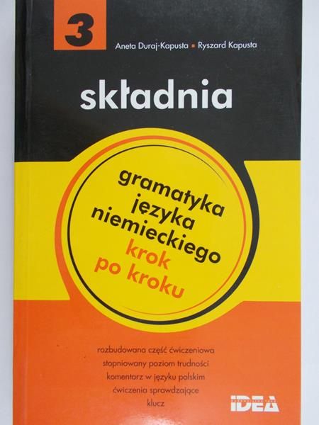 Kapusta Ryszard - Składnia. Gramatyka języka niemieckiego krok po kroku.