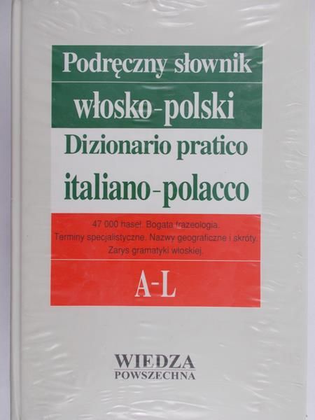 Meisels Wojciech - Podręczny słownik włosko-polski, Tom I-II. Nowa