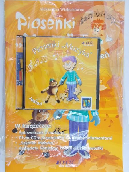Wielochówna Aleksandra - Piosenki Muzyka Jesień + płyta CD, Nowa