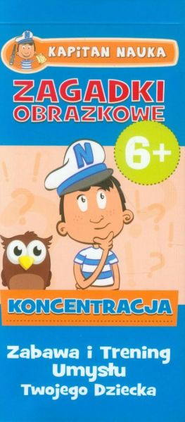Kapitan Nauka Zagadki obrazkowe Koncentracja 6+