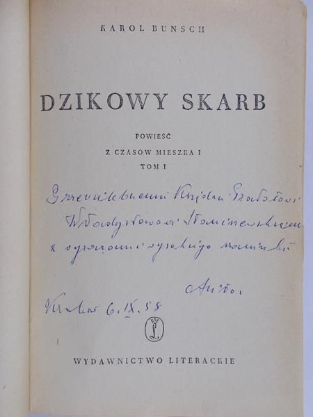 Bunsch Karol - Dzikowy skarb, Tom I