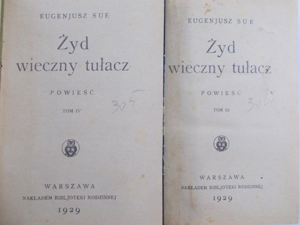 Sue Eugeniusz - Żyd wieczny tułacz. Tom III-IV