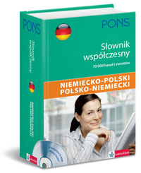 Słownik współczesny niemiecko-polski polsko-niemiecki płytą CD