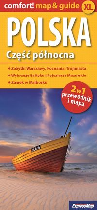 Polska Część północna 2w1 przewodnik i mapa