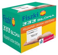 Fiszki 333 słowa Hiszpański zestaw startowy, NOWA