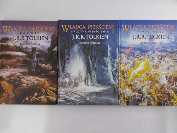 Tolkien J. R. R. - Władca pierścieni, zestaw 3 książek, Nowa