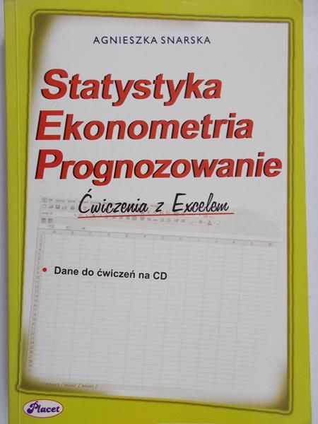 Snarska Agnieszka - Statystyka Ekonometria Prognozowanie