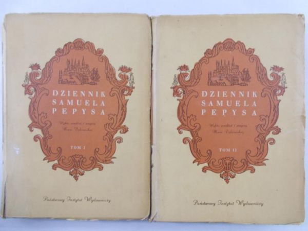 Dąbrowska Maria - Dziennik Samuela Pepysa, Tom I-II, 1950 r.