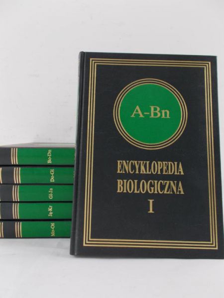 Jura Czesław (opr.) - Encyklopedia Biologiczna, 5 tomów.