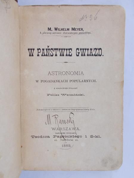 W państwie gwiazd,1889 r.