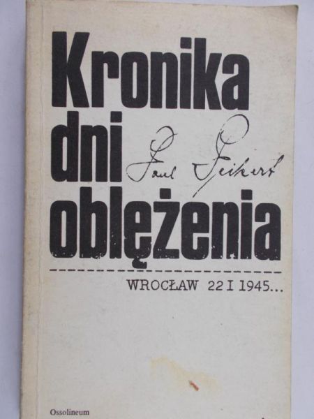 Peikert Paul - Kronika dni oblężenia