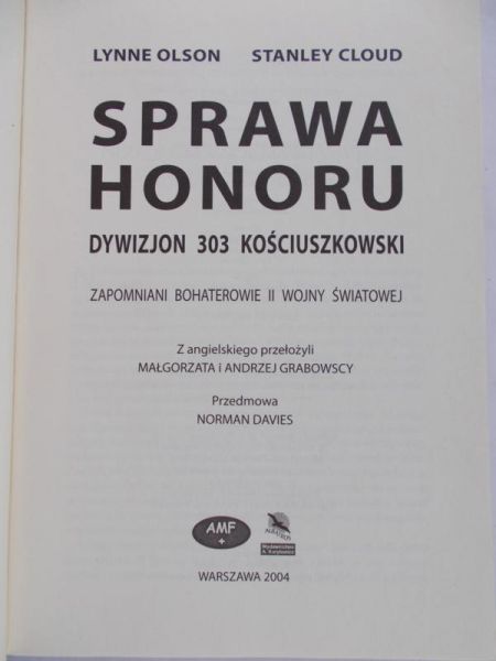 Olson Lynne - Sprawa honoru
