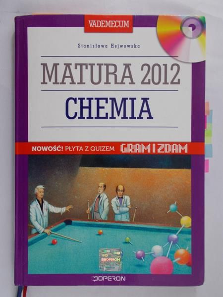 Hejwowska Stanisława - Matura Chemia 2012 + płyta CD
