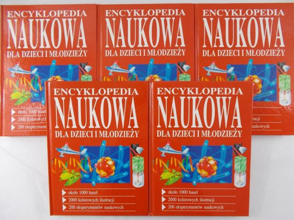 Zasieczny Andrzej - Encyklopedia naukowa dla dzieci i młodzieży 5 tomów