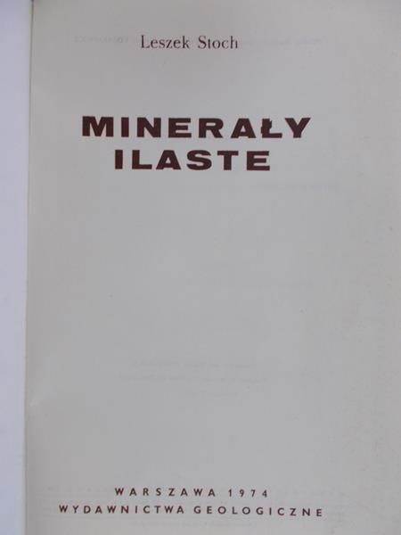 Stoch Leszek - Minerały ilaste