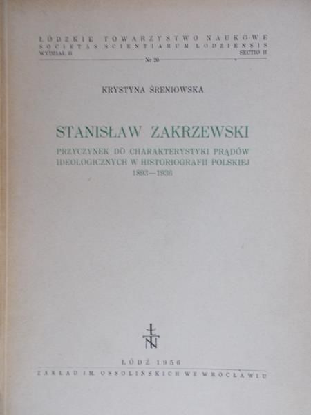 Śreniowska Krystyna - Stanisaław Zakrzewski