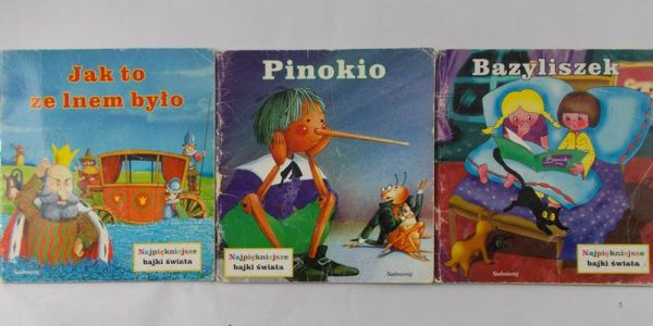 Jak to z lnem było/ Pinokio/Bazyliszek 3 książki