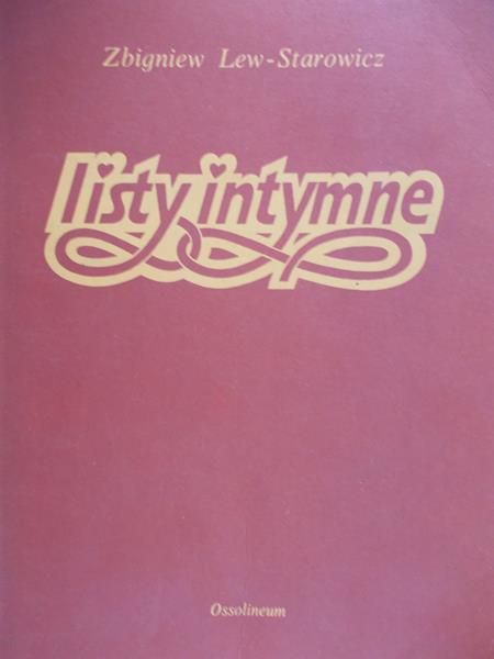 Lew-Starowicz Zbigniew - Listy intymne