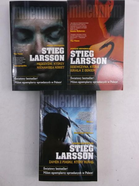 Larson Stieg - Mężczyźni, którzy nienawidzą kobiet / Dziewczyna, która igrała z ogniem/ Zamek z piasku, który runął