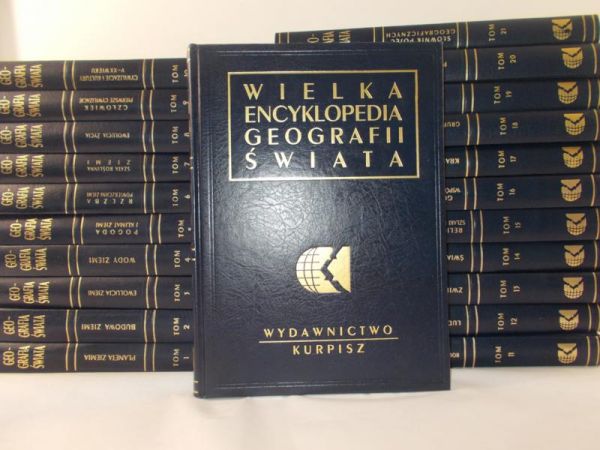 Kostrzewski Andrzej (red.)  - Wielka encyklopedia geografii świata, 22 tomów