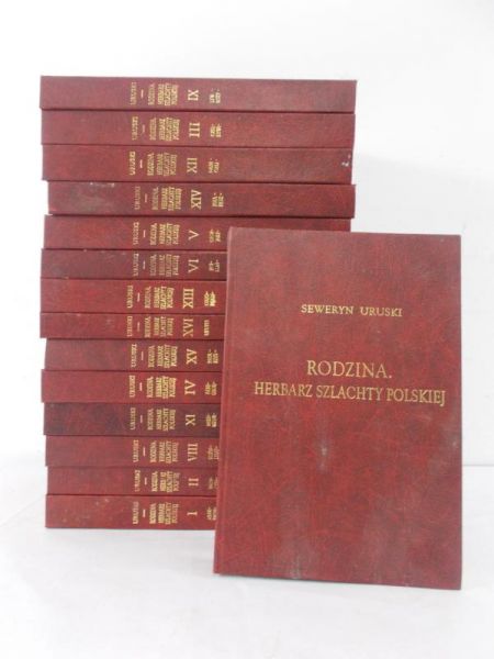 Uruski Seweryn - Rodzina. Herbarz Szlachty Polskiej. Tom I-XVI, Reprint 1904 r.