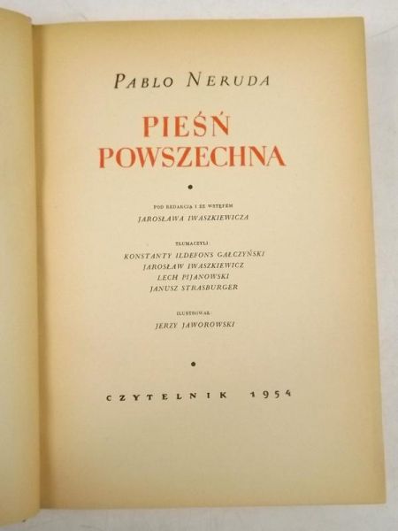 Neruda Pablo - Pieśń powszechna