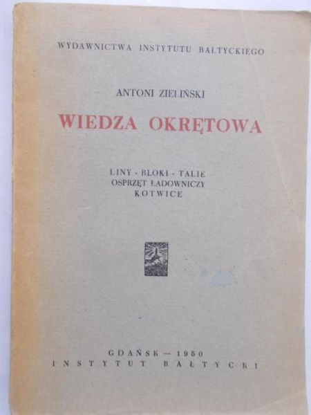 Zieliński Antoni  - Wiedza okrętowa, 1950 r.