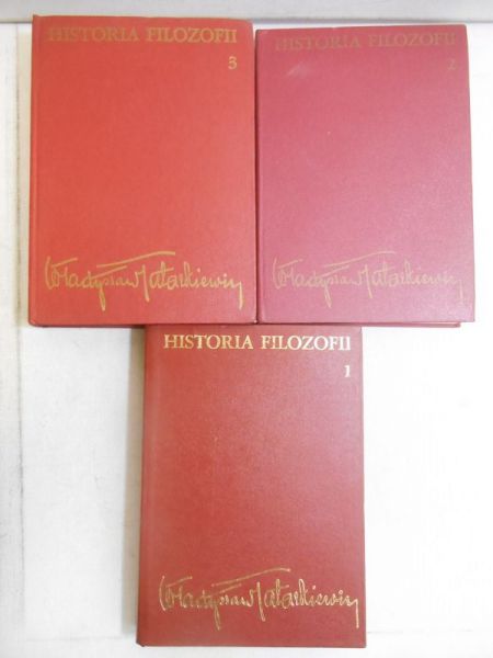 Tatarkiewicz Władysław - Historia filozofii, Tom I-III