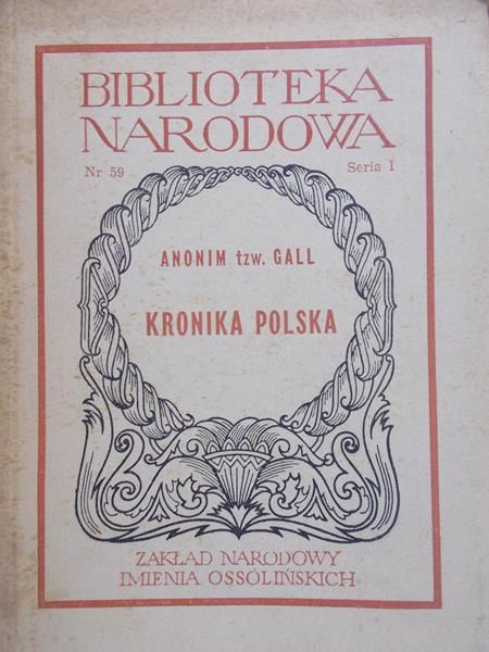 Gall Anonim - Kronika Polski, 1923 rok
