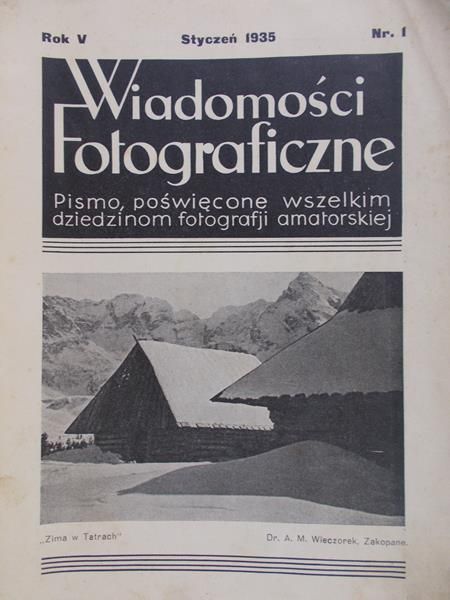 Wieczorek A.M. - Wiadomości Fotograficzne, 1935 r