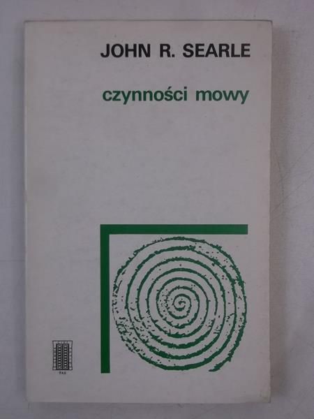 Searle John - Czynności mowy