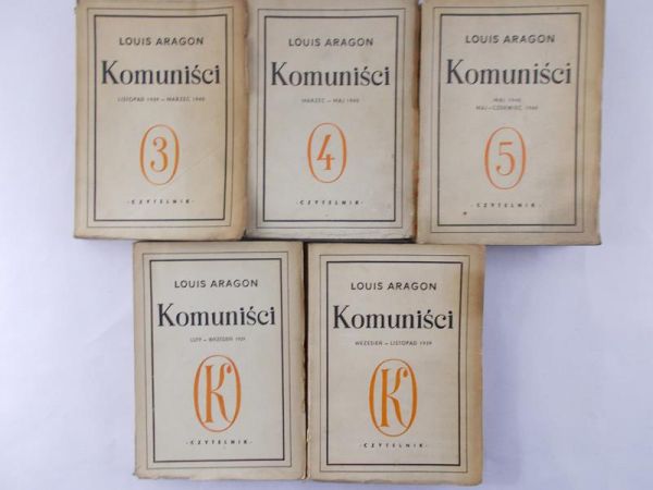 Aragon Louis - Komuniści 5 Tomów