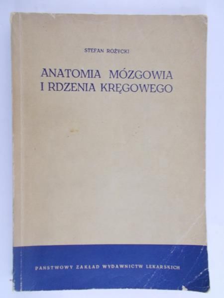 Różycki Stefan - Anatomia mózgowa i rdzenia kręgowego