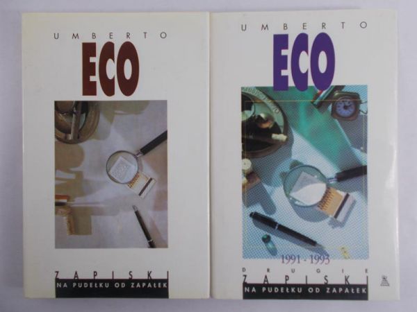 Umberto Eco -  Zapiski na pudełki od zapałek/Drugie zapiski na pudełku od zapałek
