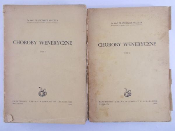Walter Franciszek - Choroby weneryczne tom I-II, 1950 r