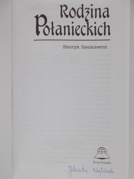 Sienkiewicz Henryk - Rodzina Połanieckich