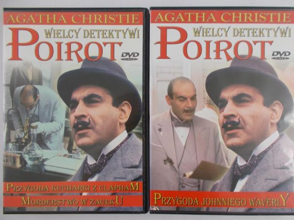 Christie Agatha - Wielcy detektywi Poirot 1-2, DVD